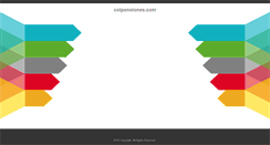 Desktop Screenshot of colpensiones.com
