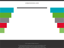 Tablet Screenshot of colpensiones.com